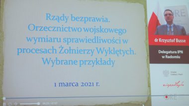 dr Krzysztof Busse Delegatura Instytutu Pamięci Narodowej w Radomiu