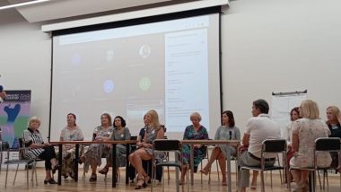 Uczestnicy debaty podczas konferencji w Sosnowcu