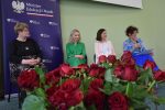 Od lewej Jolanta Gandecka, Janina Pieńkowska, Ewa Napiórkowska, Ewa Kiryła podczas panelu dyskusyjnego, fot. Zbigniew Burda