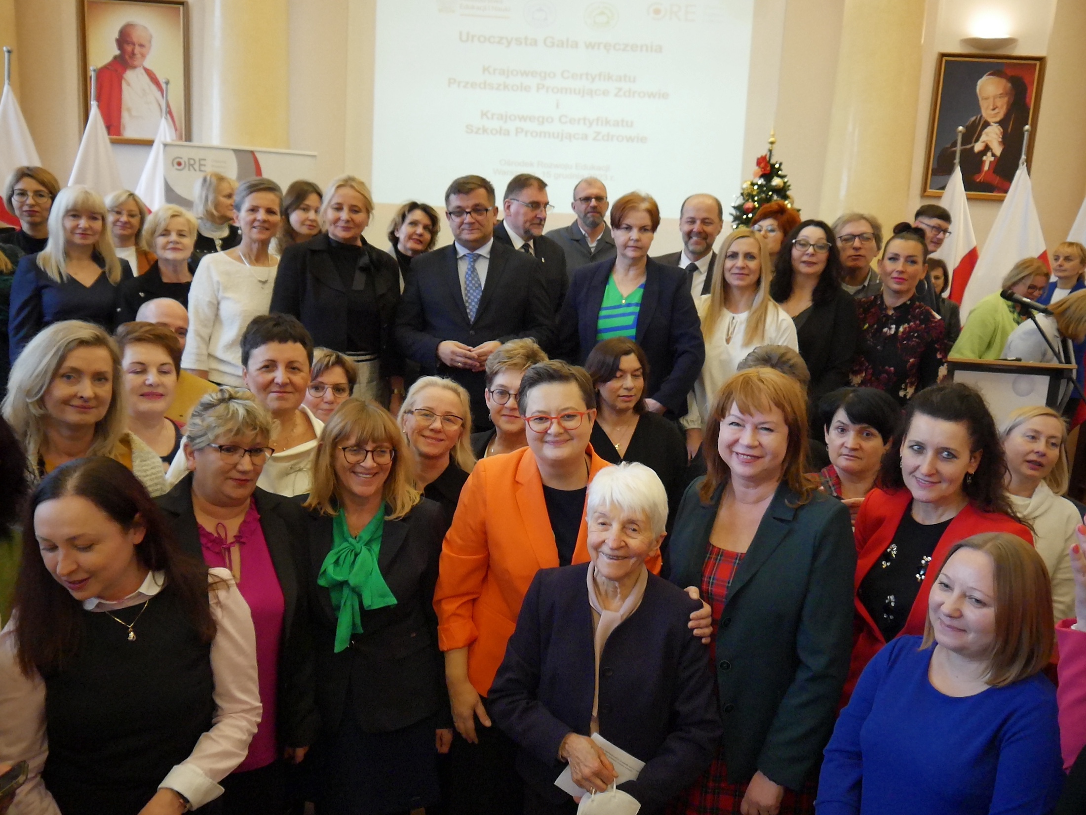 Uroczystość wręczenia Krajowych Certyfikatów Przedszkole Promujące Zdrowie i Szkoła Promująca Zdrowie